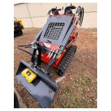 (ZJZ-380) ZJZ - Red, Mini Skid Steer Loader - Unused