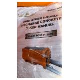 DCM-11-250G - LandHonor Skid Steer Double Discharge Concrete Mixer - Unused