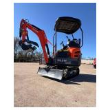 SDLE18P - SDLANCH 2025 Mini Excavator with Pilot Control - Unused
