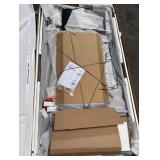 Evangeline 7-Piece Dining Table Set in Black/Beige Finish - Retail: $1,721