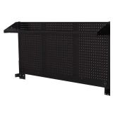 Modular 52 in. W Standard Duty Black Pegboard Attachment - Retail: $99