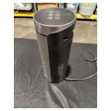 Dreo Solaris Plus Oscillating Tower Space Heater with Remote, Silver - Retail: $75