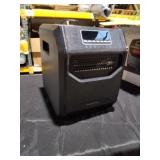 Electric 6 Element Infrared Space Heater Black Plastic - Retail: $109