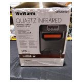 Electric 6 Element Infrared Space Heater Black Plastic - Retail: $109