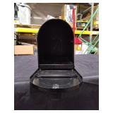 MB1 Black, Medium, Steel, Post Mount Mailbox and 2 in. In-Ground Post Kit (See Pictures and Description) - Retail: $0