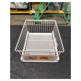 Open Drawer Organizer Matte White - Brightroomâ¢: Metal Utility Storage with Handles, 0.55 Capacity - Retail: $25