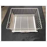 Open Drawer Organizer Matte White - Brightroomâ¢: Metal Utility Storage with Handles, 0.55 Capacity - Retail: $25