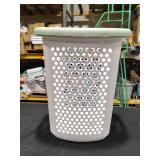 Rolling Hamper White with Daydream Green Handles - Brightroomâ¢ (See Pictures and Description) - Retail: $0
