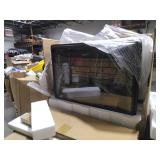 28 Inch Infrared Electric Fireplace With Removable Trim Kit Insert, Touch Panel Home Decor Heater, Smokeless Firebox With Fire Crackling Sound MSRP $579.99 - Retail: $579