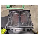 25 in. Electric Fireplace Wood Stove, Freestanding Fireplace Heater with Realistic Flames, Adjustable Brightness MSRP $128.99 - Retail: $128