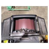 25 in. Electric Fireplace Wood Stove, Freestanding Fireplace Heater with Realistic Flames, Adjustable Brightness MSRP $128.99 - Retail: $128