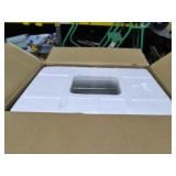 iTouchless Stainless Steel Wings Open Lid Sensor Trash Can with AbsorbX Odor Control Silver 13 gal. MSRP $81.99 - Retail: $81