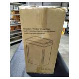 iTouchless Stainless Steel Wings Open Lid Sensor Trash Can with AbsorbX Odor Control Silver 13 gal. MSRP $81.99 - Retail: $81