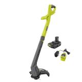 ONE+ 18V 10 in. Cordless Battery String Trimmer/Edger with 2.0 Ah Battery and Charger MSRP $89 (Used) - Retail: $89