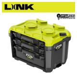 LINK SlotBox Organizer Drawer Tool Box Kit MSRP $70 - Retail: $70