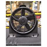 Lasko Floor Cyclone Fan without Remote: 20\" Adjustable Tilt, Wall Mountable, 3-Speed, Indoor Use, 2000 CFM, Black MSRP $43.62 - Retail: $43
