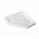Fine Fixtures SBA3232W-NA 32 x 32 3/8 Inch Corner Acrylic Neo-Angle Shower Base - White  - Retail: $448