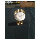 Brass Pedestal Table Clock Antique Finish - Hearth & Handâ¢ with Magnolia - Retail: $15