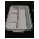 Brightroom Latching Storage Bin w/ Removable Tray (See Pictures and Description) - Retail: $0