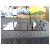 Bathroom Shower Caddy Black - Thresholdâ¢: Rust-Resistant Hanging Organizer, PVC & Steel Shelf, Storage Rack - Retail: $40