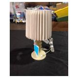 Mini Stick Table Lamp with Pleated Shade Green - Room Essentialsâ¢ (see pictures and description) - Retail: $10