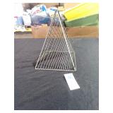 Mercana Risley Gray Metal Triangular Decorative Object 68536 - Retail: $51