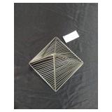 Mercana Risley Gray Metal Triangular Decorative Object 68536 - Retail: $51