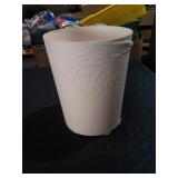 Solid Bathroom Wastebasket Ivory - Room Essentialsâ¢: Polypropylene, Compact Design, 1.5 Gallon Capacity - Retail: $6