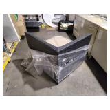 Outdoor Corner Chair Wicker Patio Furniture Sectional Brown Cushions Easy Assembly - Retail: $192