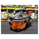 4 Gal. 5.0 Peak HP Portable Shop Vacuum Wet Dry Vac with Fine Dust Filter, Locking Hose and Attachments WD4070 MSRP $109.00 - Retail: $109