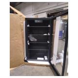 17.3 in. Single Zone-130 Can Freestanding Beverage and Wine Cooler in Silver, LED Light, UV Protection MSRP $399.99 - Retail: $399