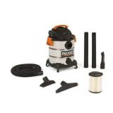 10 Gal. 6.0 Peak HP Stainless Steel Shop Vacuum Wet Dry Vac with Filter, Locking Hose and Accessory Attachments WD1060 MSRP $135 - Retail: $135