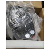 3 Gal. 120 PSI Portable Electric Oil-Free Light Duty Pancake Air Compressor with Fold Down Handle and 1-Quick Coupler MSRP $68.00 - Retail: $68