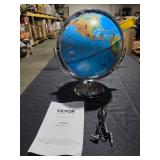 VEVOREducational Globe 13.39 in. x 10 in. 254 mm Interactive AR World Globe with APP LED Night Light 720Â° Rotation for Kids MSRP $49.35 - Retail: $49