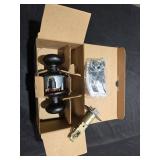 Schlage F10PLY622 Plymouth Passage Knob  Matte Black MSRP $20.97 - Retail: $20