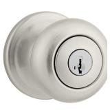 Kwikset Juno Keyed Entry Doorknob Featuring Smartkey Securityâ¢ in SN MSRP $32.47 - Retail: $32