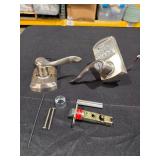 Kwikset SmartCode 917 Tustin Electronic Lever Doorknob with Smartkey Satin Nickel MSRP $129 - Retail: $129