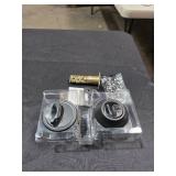 Matte Black Single Cylinder Deadbolt MSRP $13.47 - Retail: $13