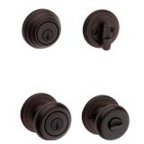 Kwikset 991 Juno Keyed Door Knob and Sgl Cyl Deadbolt Combo Pack in VB (See Pictures and Description) MSRP $63.97 - Retail: $63