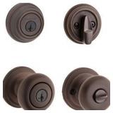 Kwikset 991 Juno Keyed Door Knob and Sgl Cyl Deadbolt Combo Pack in VB (See Pictures and Description) MSRP $63.97 - Retail: $63