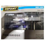 Tonebridge Satin Nickel Bed/Bath Door Handle with Square Rose MSRP $20 - Retail: $20