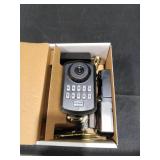 Kwikset 250 TRS 11P SMT Power Keyless Entry Deadbolt  Bronze - Quantity 1 MSRP $72.00 - Retail: $72