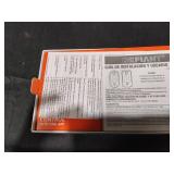 Square Fingerprint Satin Nickel Electronic Single Cylinder Deadbolt Wi-Fi Enabled Powered by Hubspace MSRP $119.00 - Retail: $119