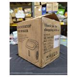 EUHOMY Countertop Ice Maker Machine with Handle, 26.5lbs Per Day, 9 Cubes in 6 Mins, Auto-Cleaning Portable Ice Maker with Basket and Scoop, for Home/Kitchen/Camping/RV (White) - Retail: $0