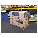 8 qt. Oat Milk Slow Cooker with Multicooker and 8 qt. Cooking Pot MSRP $159.99 - Retail: $159