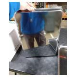 Homikit 2 Pack Baking Sheet, 16x12 Inches Stainless Steel Cookie Sheets for Baking, Large Toaster Oven Tray for Roasting Cooking, Metal Jelly Roll Pan Non Stick &Rustproof, Dishwasher Safe TINY DENT I