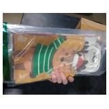 Funrous Christmas Gift Bags 6 Designs Christmas Kraft Paper Bags Xmas Treat Goodie Favors with Handles for Winter Holiday Snacks Gift Party Supplies, 8.6 x 6.3 x 3.2 Inch