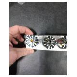 4pc Fire Sprinkler Head 3/4 Inch Pendent Type 155 Degree Quick Response Water Spray Down 68 Brass Fire Sprinkler Heads 3/4 NPT Thread for Home Commercial Residential Pendent Sprinkler