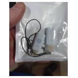 HAUXGOGO USB-C 3.1 to Lightning Adapter (2-Pack), Lightning Male to Type C Female, Headphone Microphone Adapter, Charging, OTG Compatible