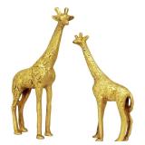 ITOS365 Show Pieces for Living Room Brass Giraffe Statue  Showpiece Home Decor Decoration Gifts Items ONLY ONE